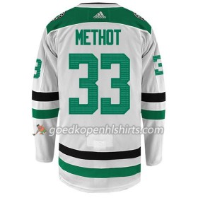 Dallas Stars MARC METHOT 33 Adidas Wit Authentic Shirt - Mannen